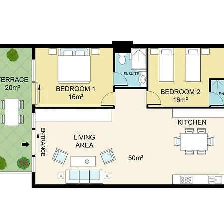 Beachfront! 2 Bedroom Apartment A3 - 110 Sqm Koh Lanta Exterior photo